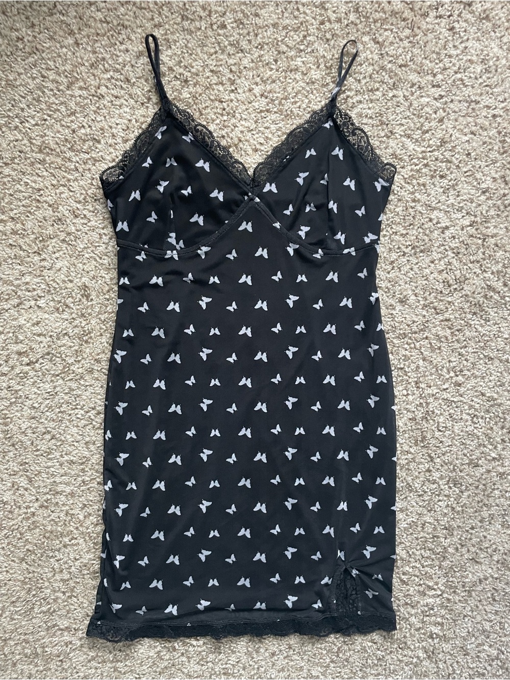 Wilde Fable Black Mini Dress 90s Size Medium